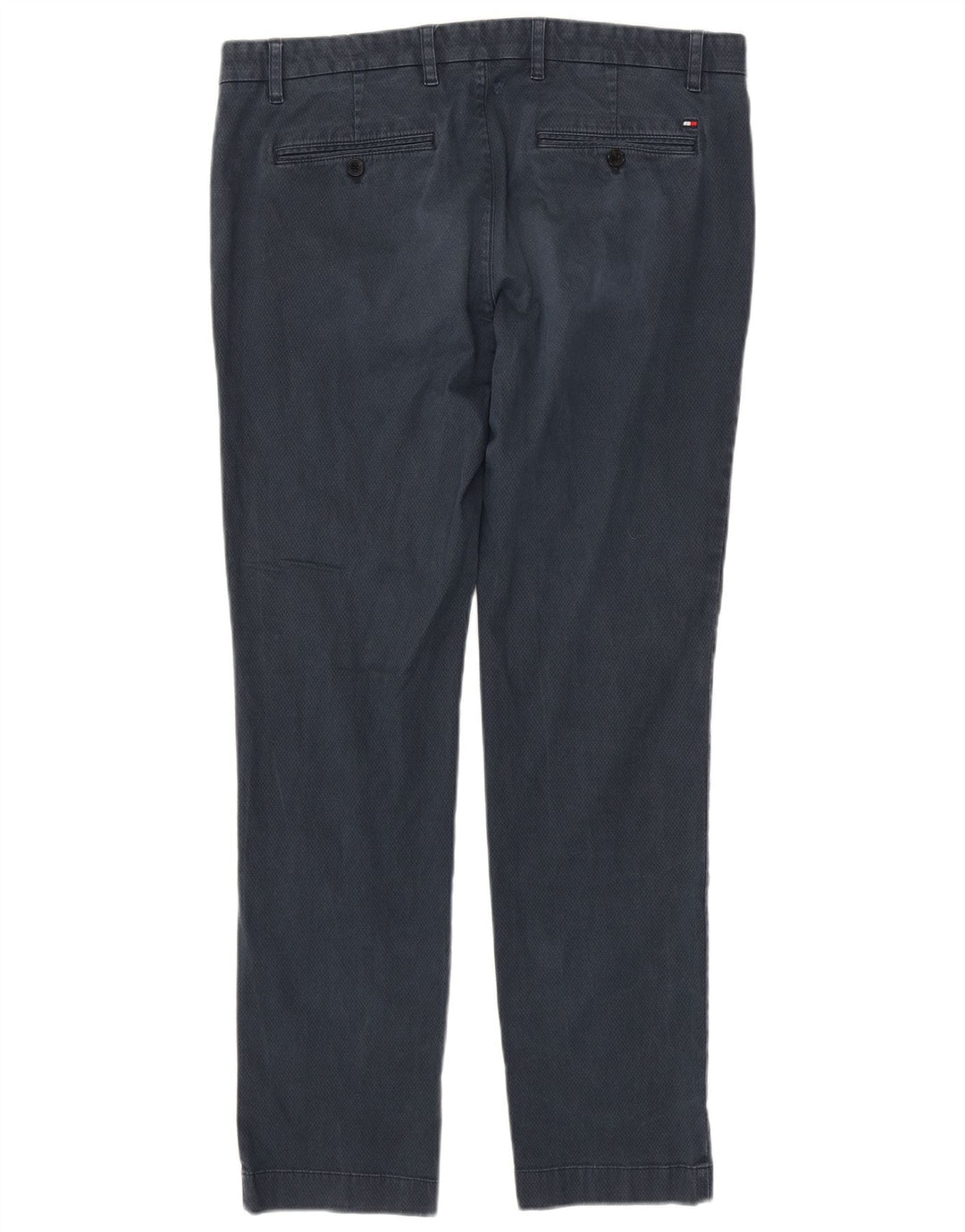 TOMMY HILFIGER Pantalón chino slim fit para hombre W36 L32 Algodón azul marino