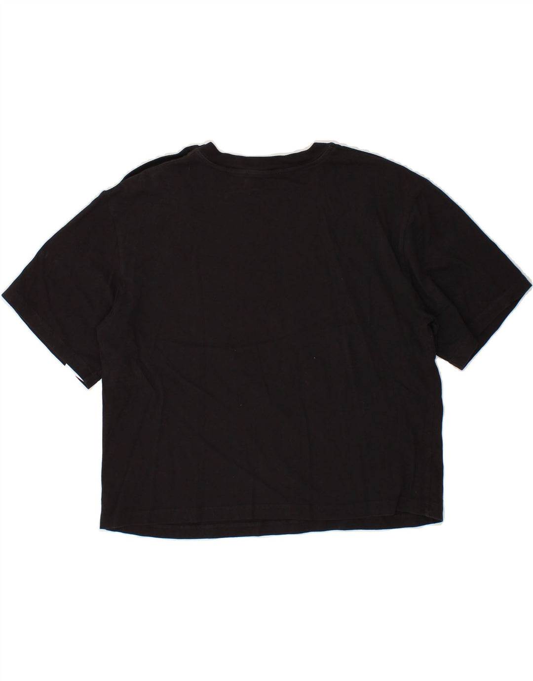 MAX & CO. Womens Oversized Crop T-Shirt Top UK 10 Small Black Cotton Vintage Max & Co. and Second-Hand Max & Co. from Messina Hembry 