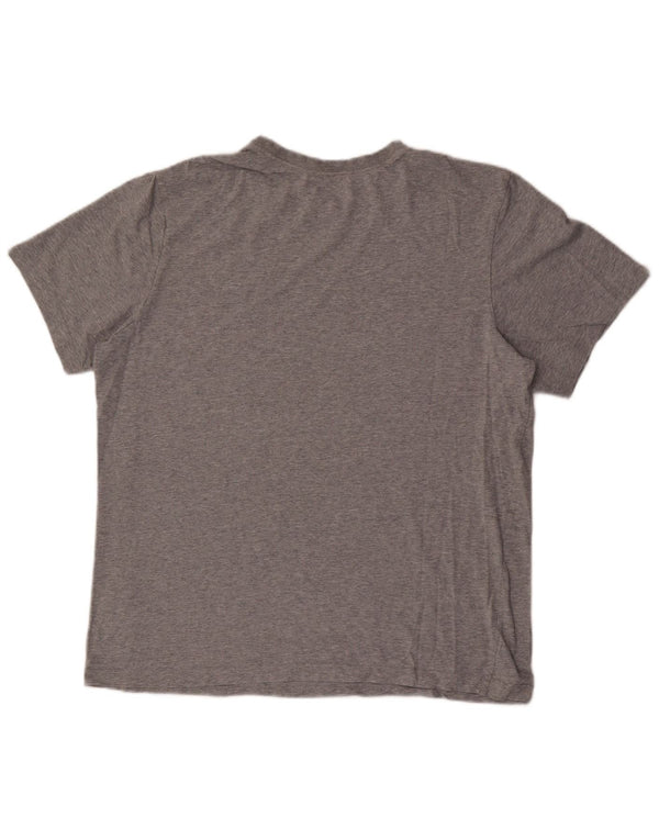 Nike Camiseta para mujer Top UK 46 Grande Gris Algodón