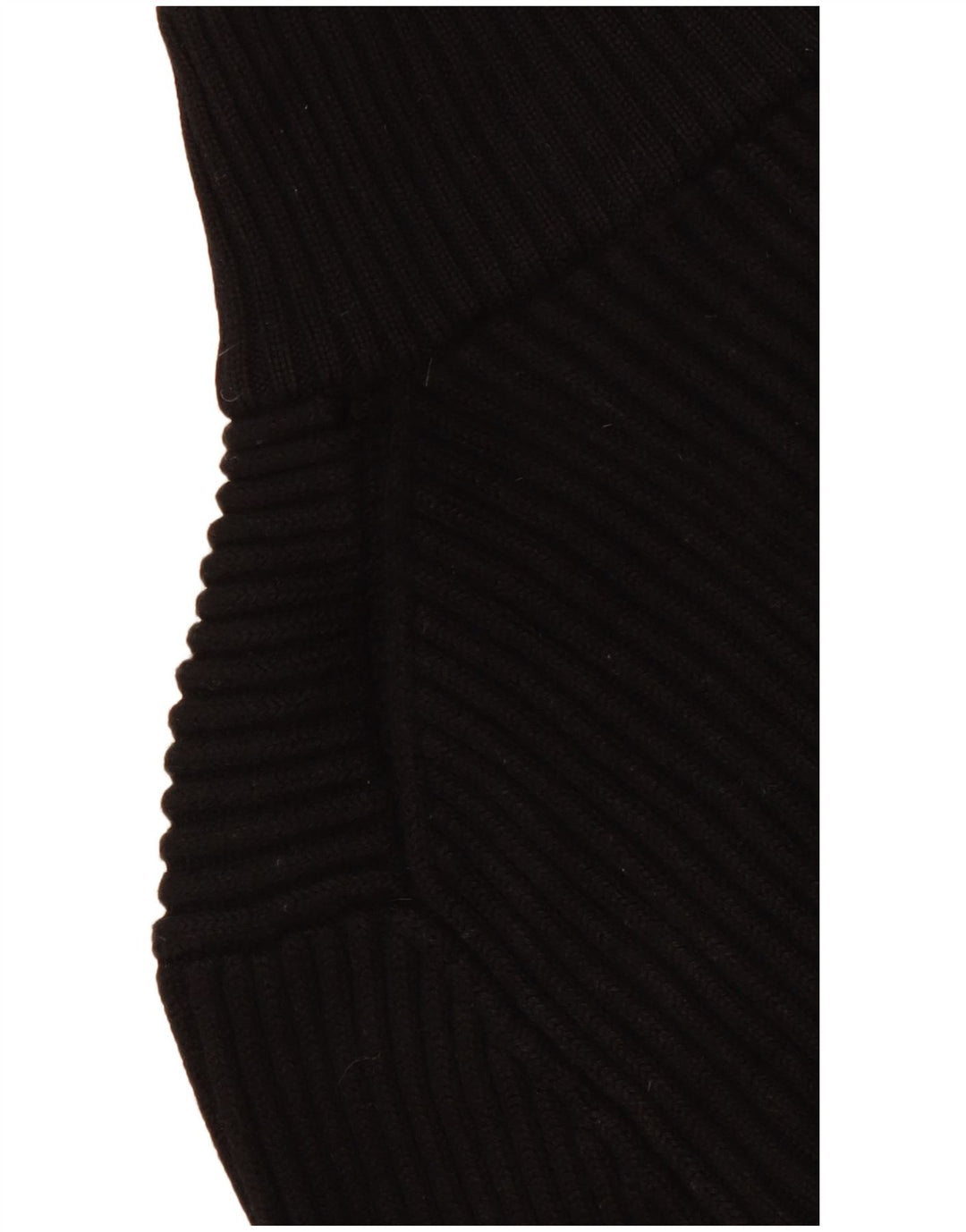 Hugo Boss Suéter tipo jersey con cuello y cremallera para mujer Reino Unido 40 Grande Lana virgen negra