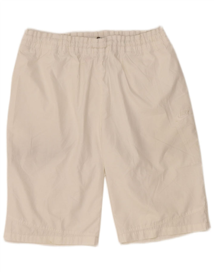 Pantalón corto deportivo NIKE Hombre Mediano Blanco Poliéster