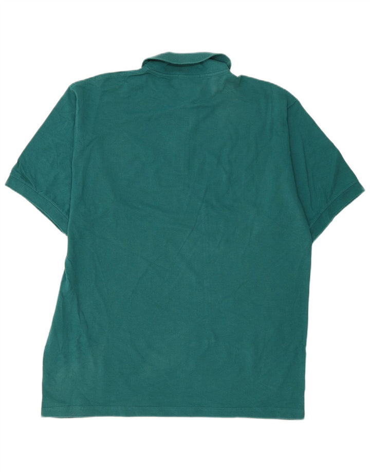 Sergio Tacchini Polo Hombre Grande Algodón Verde