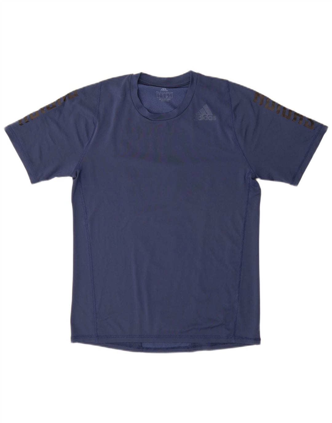 ADIDAS Hombre Aeroready Graphic Camiseta Top Pequeño Azul Marino