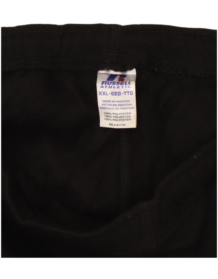 RUSSELL ATHLETIC Pantalones de chándal cargo para hombre 2XL Poliéster negro
