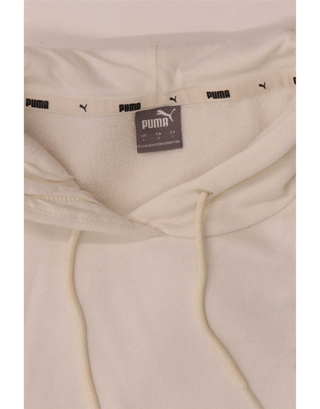 Puma - Sudadera con capucha para mujer (talla 40), color blanco