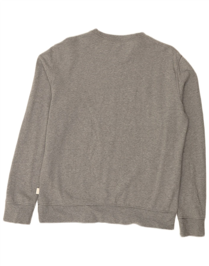 Marks & Spencer Hombre Sudadera tipo jersey de algodón moteado gris medio