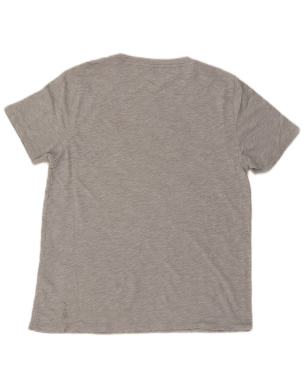 J. CREW Camiseta gráfica para mujer Top UK 46 Algodón gris grande