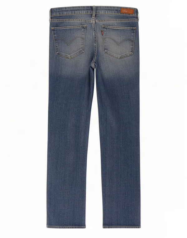 Levi's Vaqueros Rectos Demi Curve Para Mujer W27 L27 Algodón Azul