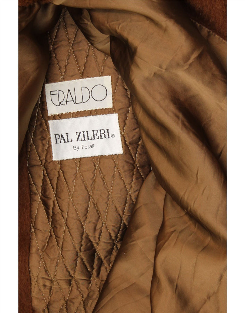 PAL ZILERI Mens Eraldo Overcoat IT 48 Medium Brown Alpaca Wool Vintage Pal Zileri and Second-Hand Pal Zileri from Messina Hembry 
