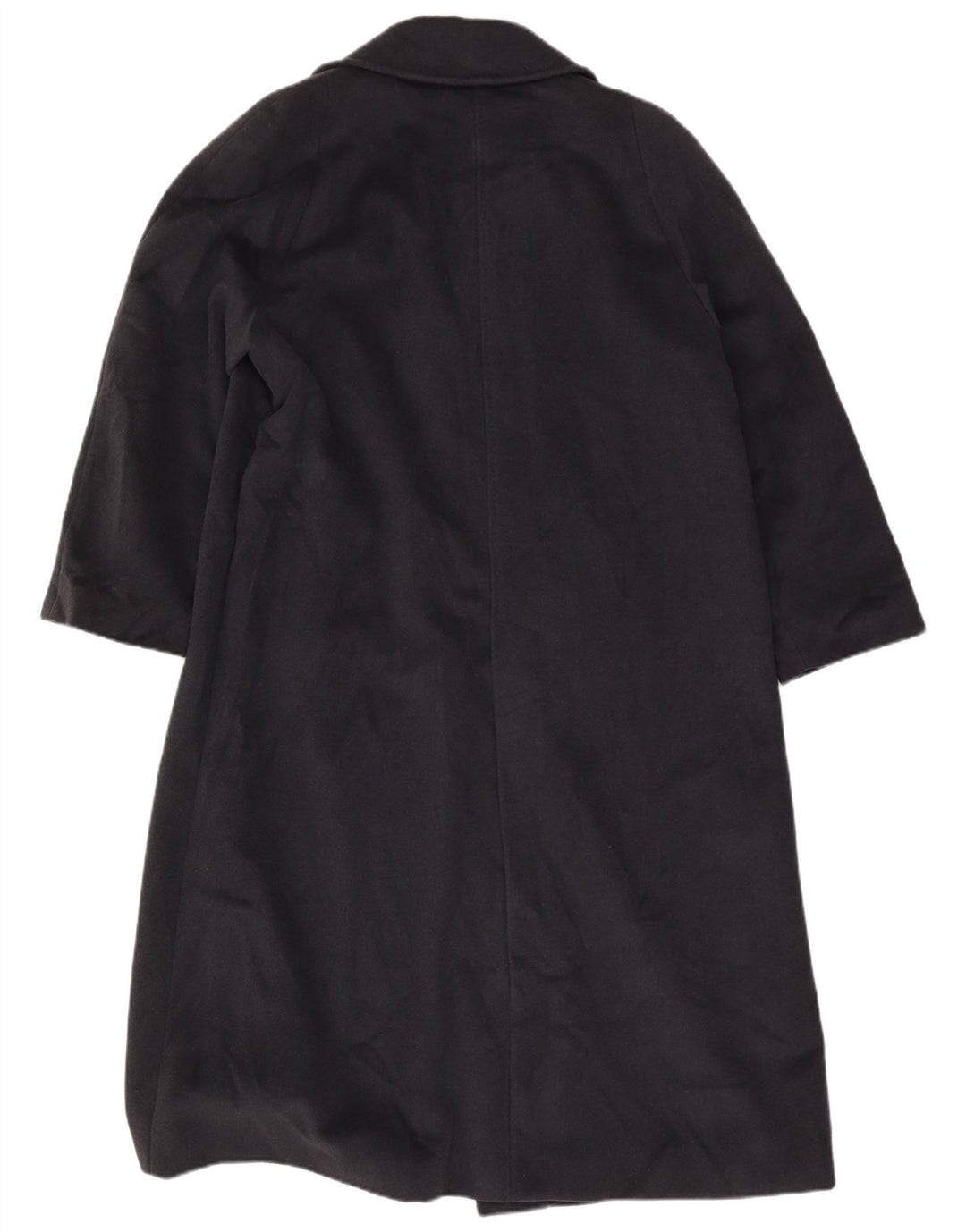 PIERRE CARDIN Abrigo abierto extragrande para mujer IT 44 Acetato negro mediano