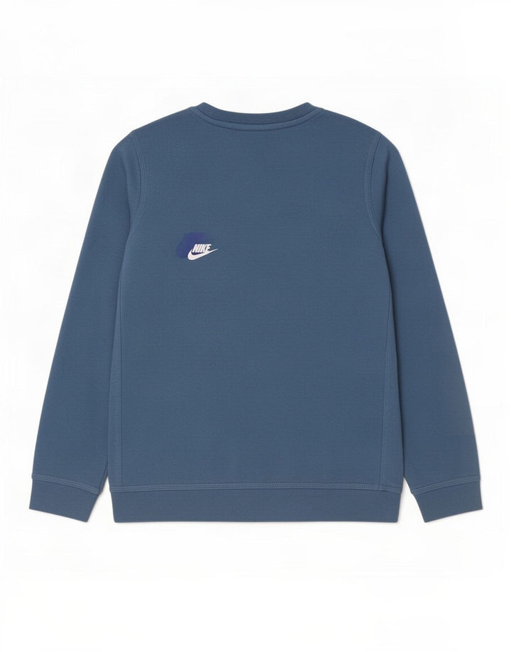 Nike Sudadera gráfica para niños 10-11 años Algodón Azul Medio