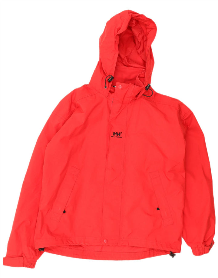 Helly Hansen Chaqueta impermeable con capucha para hombre Reino Unido 36 Small Rojo
