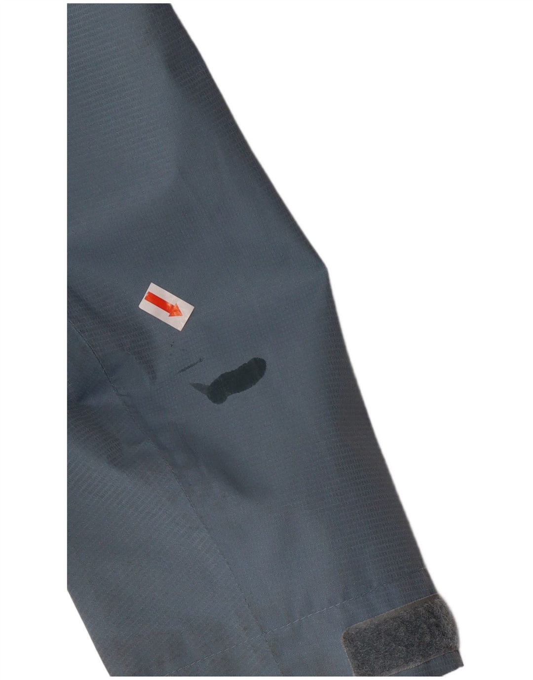 Adidas Chaqueta impermeable con capucha para mujer UK 44 Poliéster azul medio