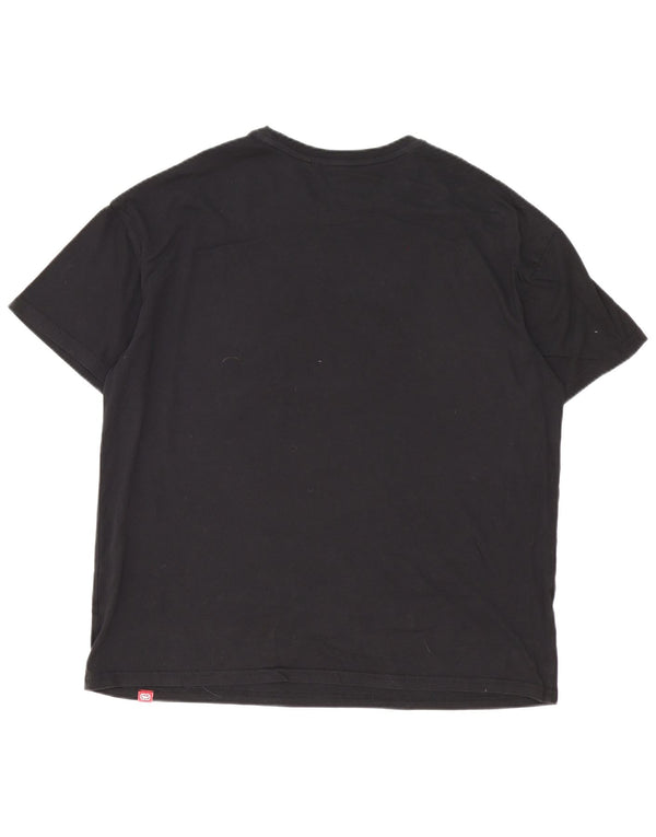 Ecko Unltd Camiseta gráfica para hombre Top grande de algodón negro