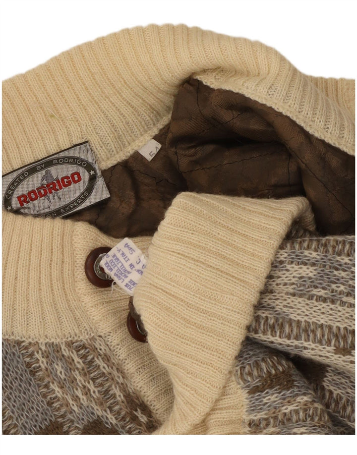 Rodrigo Cárdigan Hombre IT 54 XL Lana Geométrica Multicolor