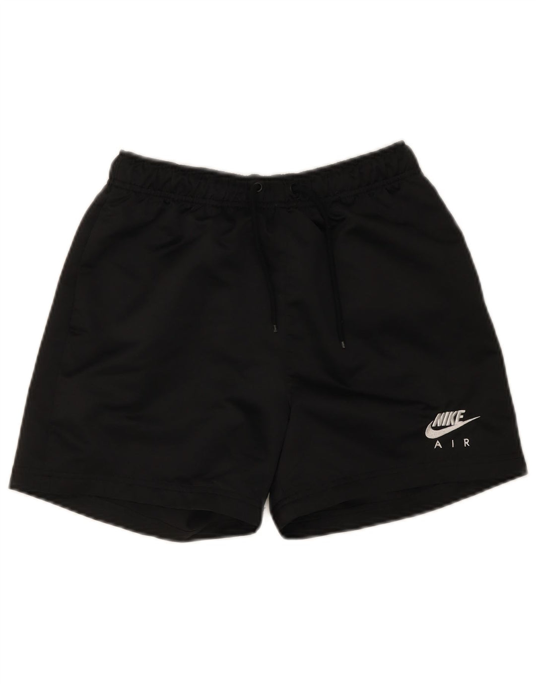 NIKE Pantalones cortos deportivos para hombre, talla pequeña, poliéster negro