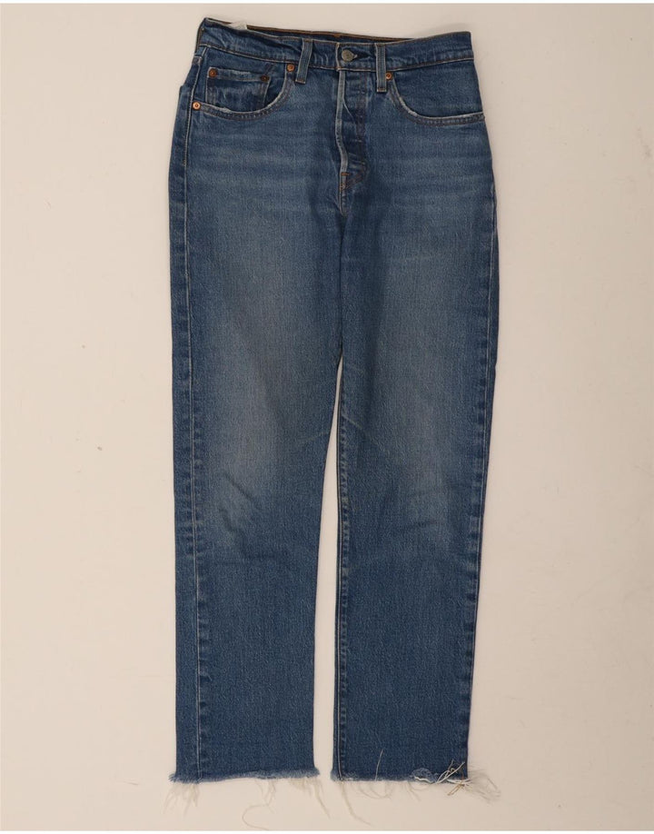Vaqueros Levi's Mujer 501 Rectos W26 L28 Algodón Azul