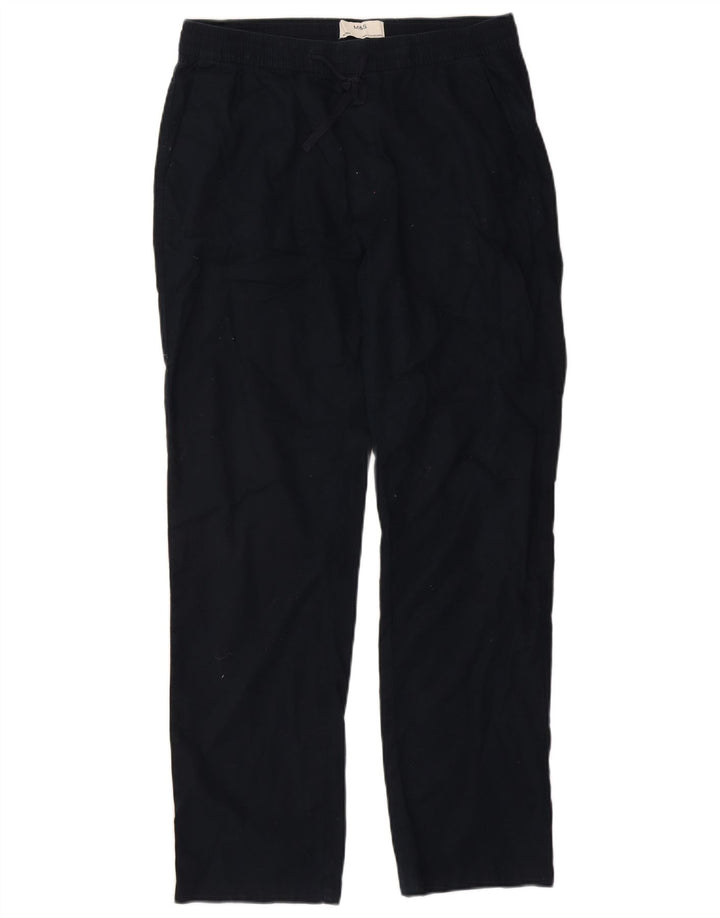 Marks & Spencer Pantalón chino recto para mujer Medium W30 L30 Azul marino
