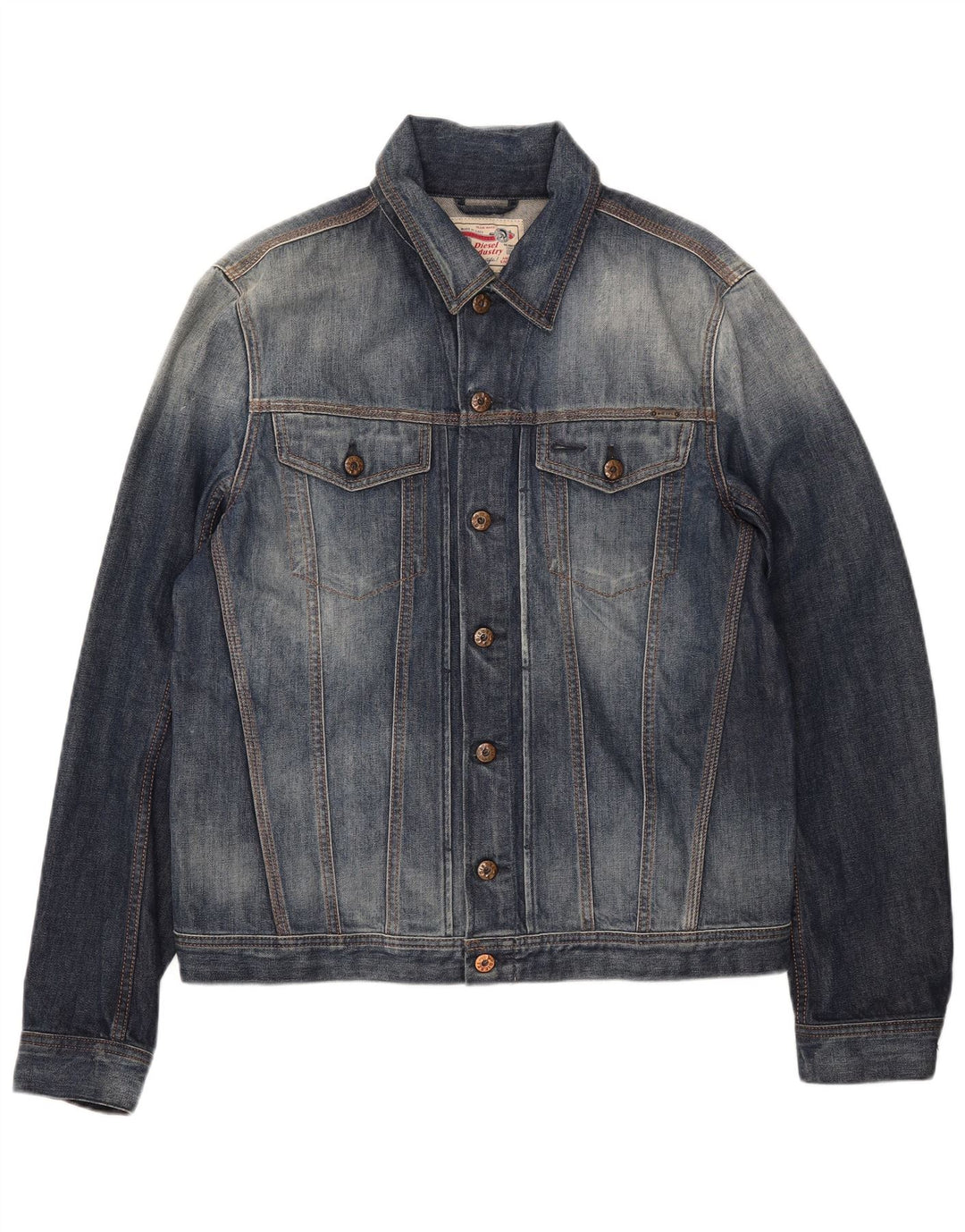 Diesel Chaqueta Vaquera Hombre UK 42 XL Algodón Azul