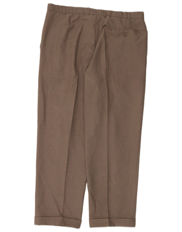 Marks & Spencer Pantalones casuales St. Michael Pegged para hombre W38 L29 Marrón