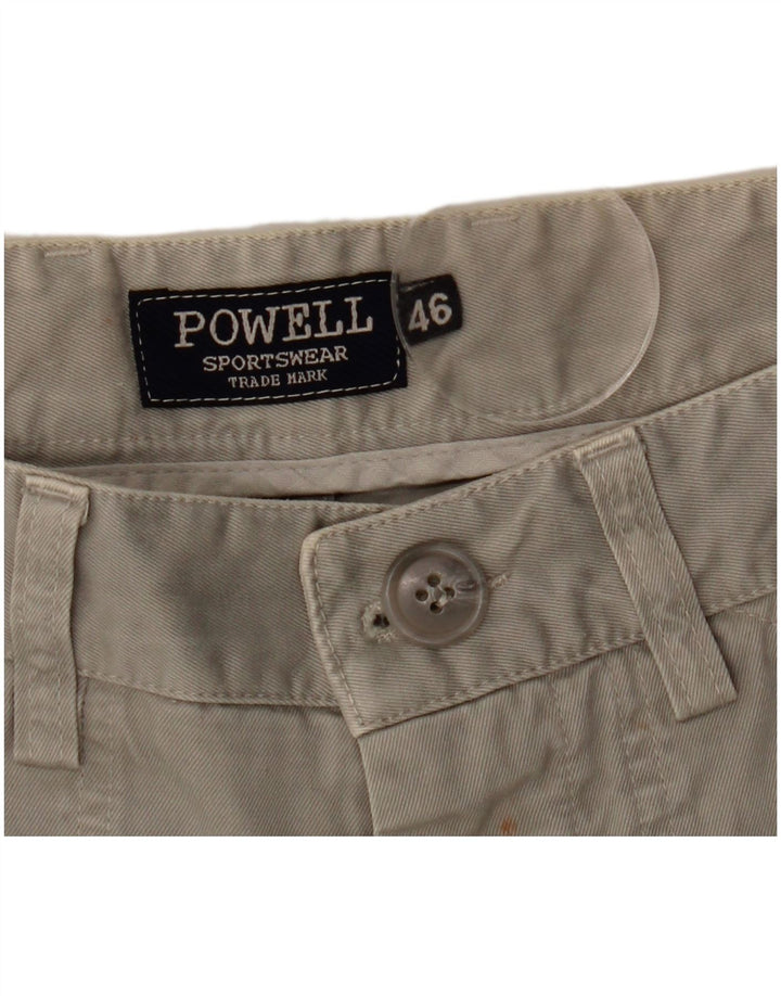 Powell Pantalones Cargo Rectos Para Hombre W32 L28 Gris