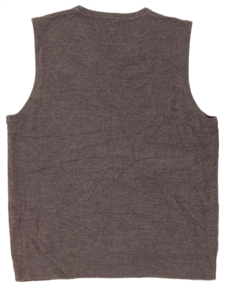 John Lewis - Camiseta sin mangas para hombre, talla XL, acrílico gris