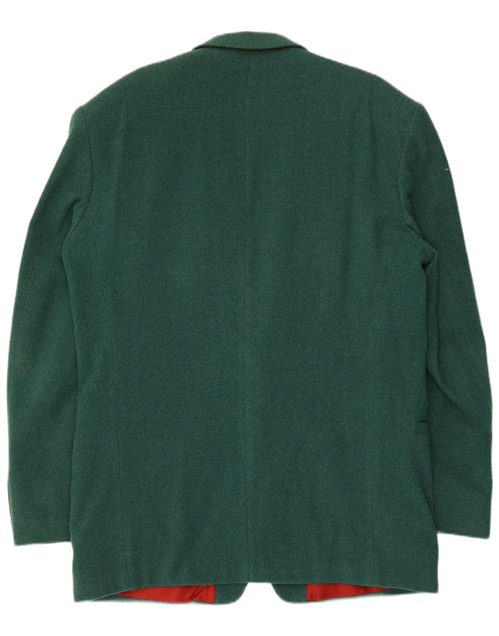 Redpoint Chaqueta tipo blazer de 2 botones para hombre UK 40 Large Green Lambswool