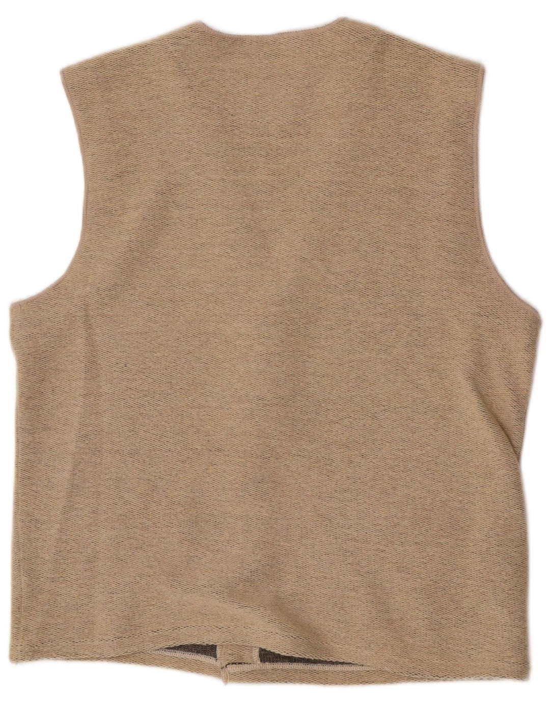 Chaleco vintage para hombre 2XL lana beige
