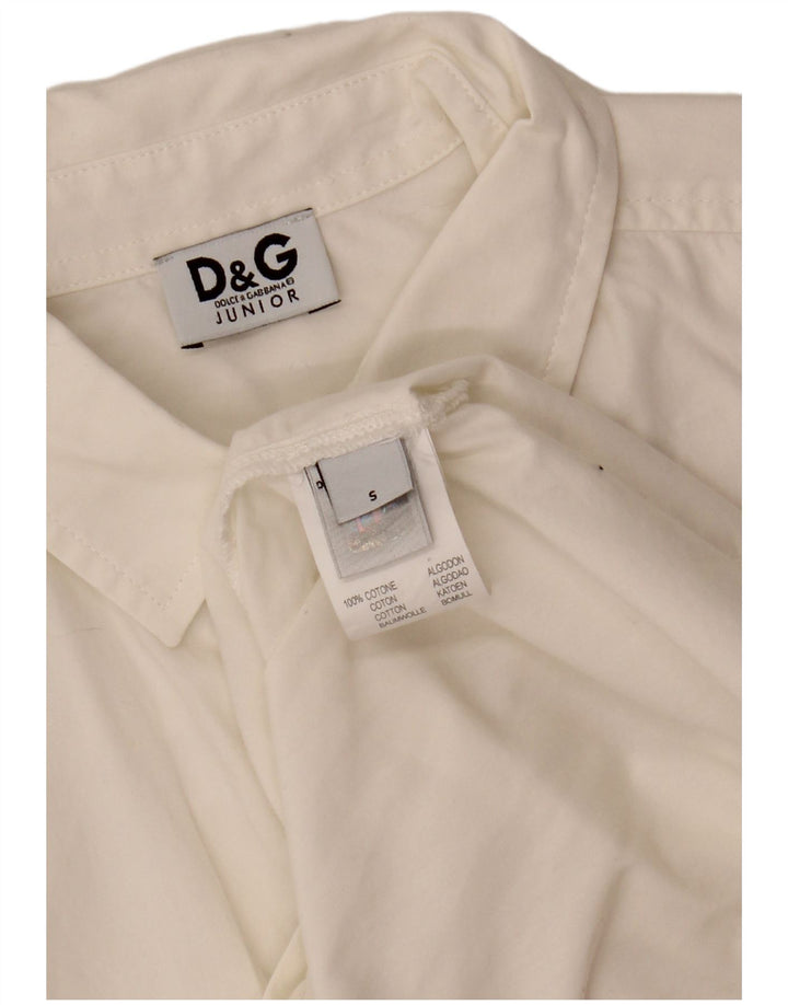Dolce & Gabbana Niño 8-9 Años Pequeño Blanco Algodón