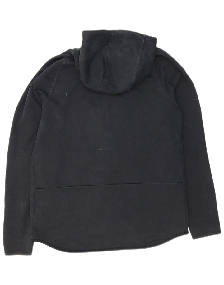 Nike - Sudadera con capucha y cremallera para hombre, tamaño mediano, algodón negro