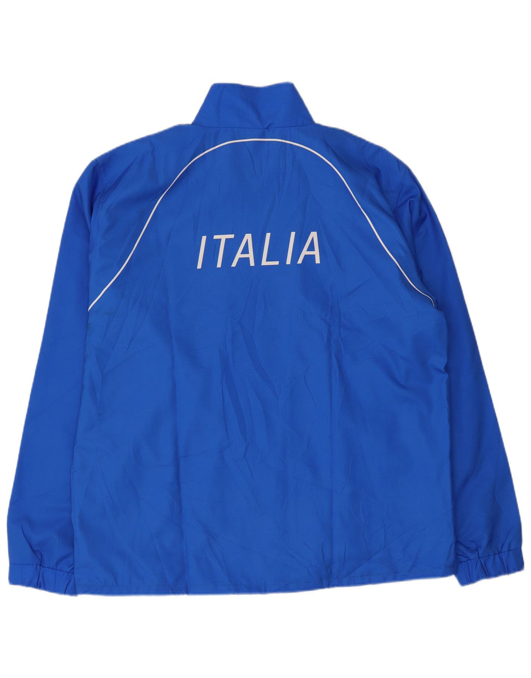 Asics Hombre Italia Graphic Chándal Top Chaqueta XL Poliéster Azul