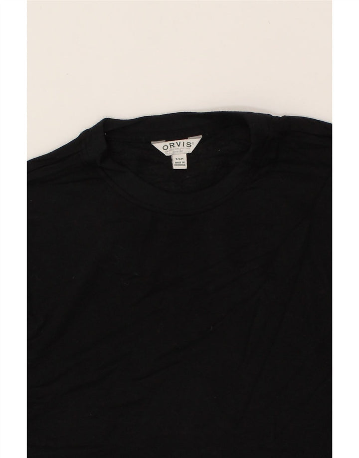 ORVIS Womens Sweatshirt Jumper UK 10 Small Black Modal Vintage Orvis and Second-Hand Orvis from Messina Hembry 