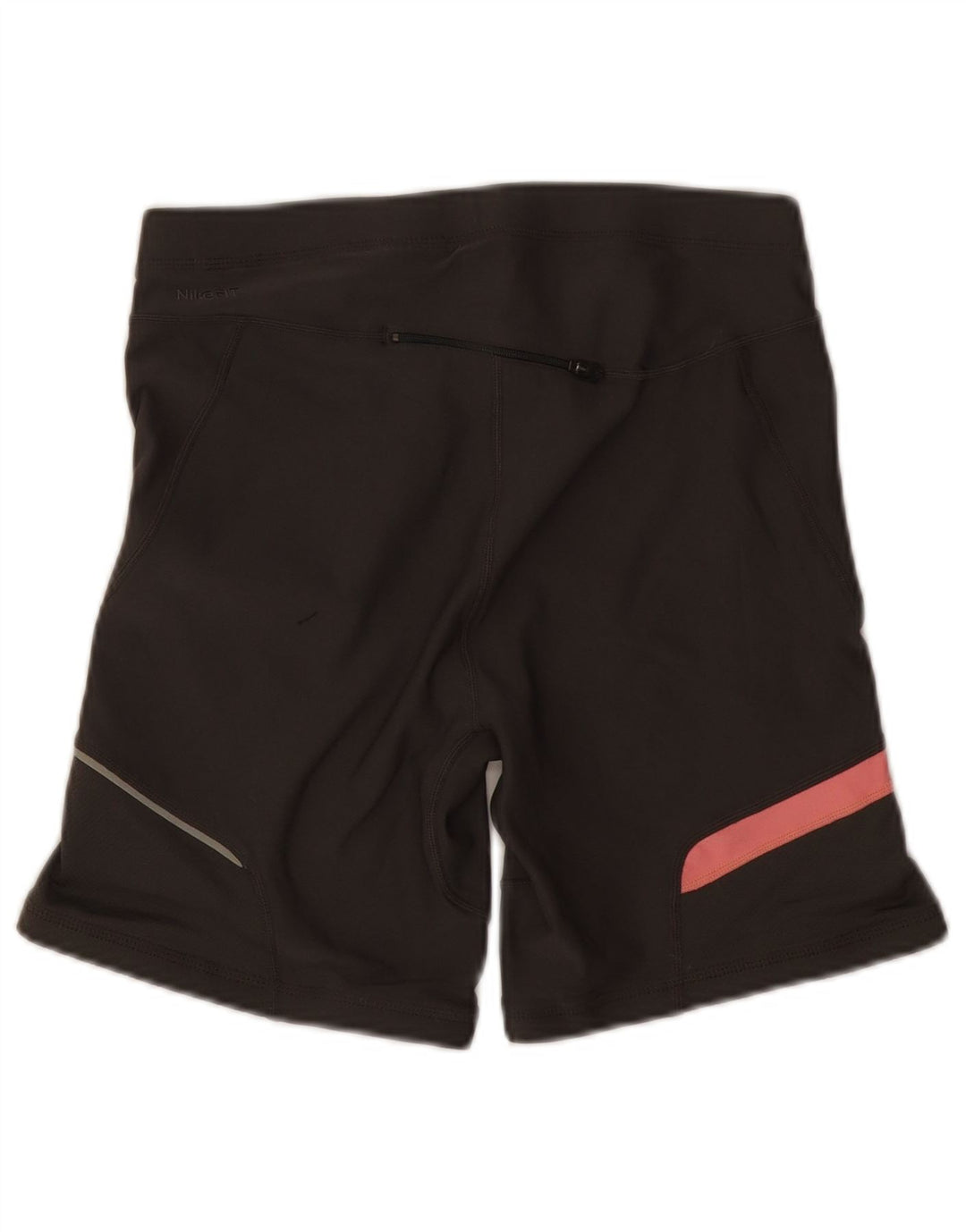 Nike Pantalones cortos deportivos para mujer UK 10/12 Medium Negro Colorblock Poliéster
