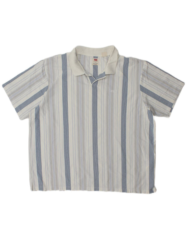Levi's Polo Relajado Para Hombre XL De Algodón A Rayas Azul