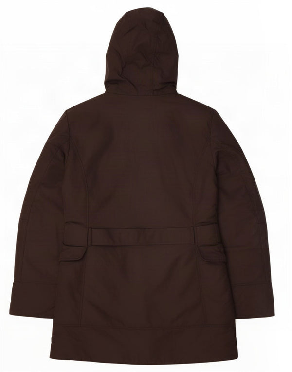 PEUTEREY Abrigo acolchado con capucha para mujer EU 46 2XL Marrón Poliéster