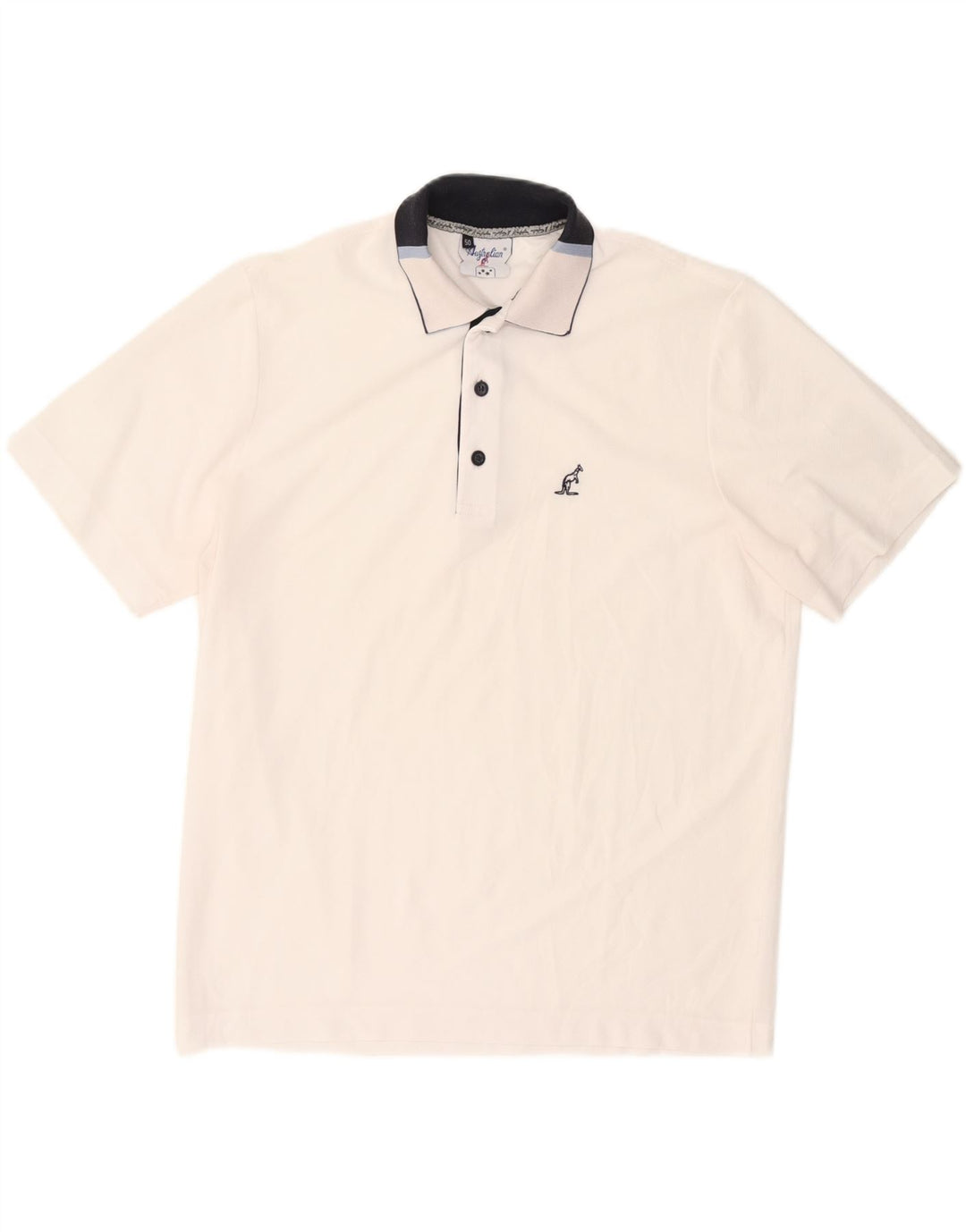 AUSTRALIAN L'ALPINA Polo Hombre IT 50 Medio Blanco Poliéster