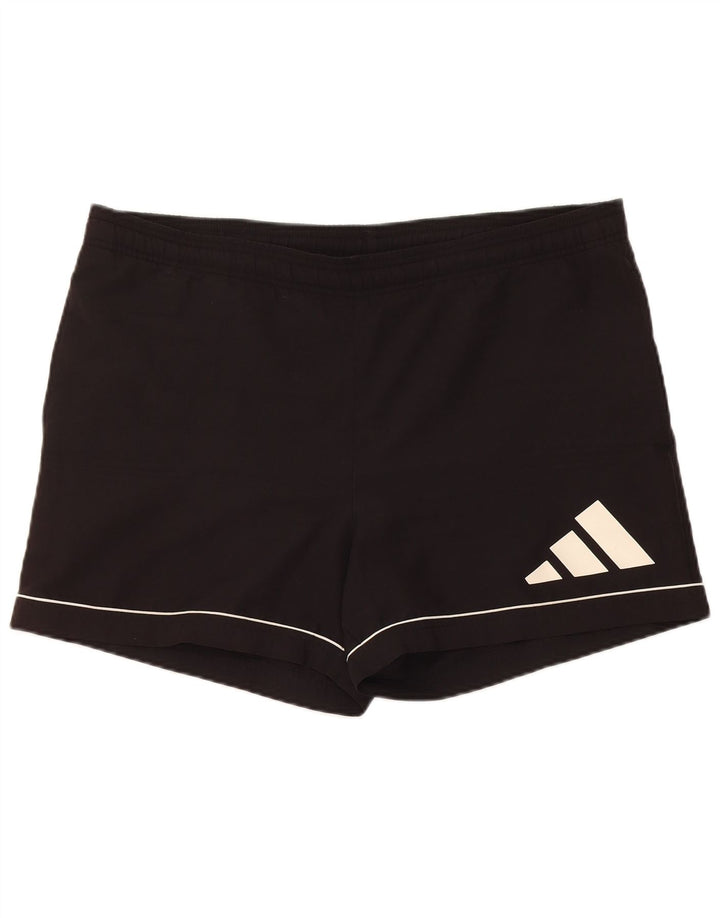 Adidas Hombre Bañador Corto Mediano Negro Poliéster
