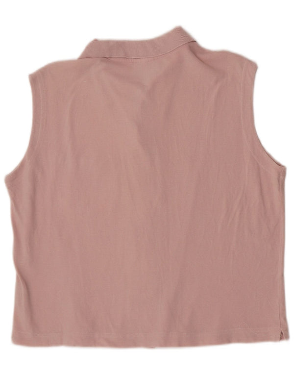 Diadora Blusa Corta Sin Mangas para Mujer ES 40 XL Algodón Rosa