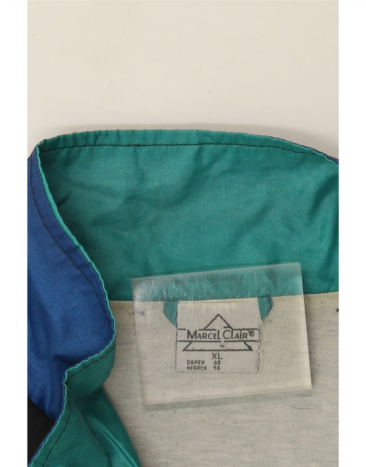 Marcel Clair Chaqueta de chándal para hombre XL Poliamida color block negro