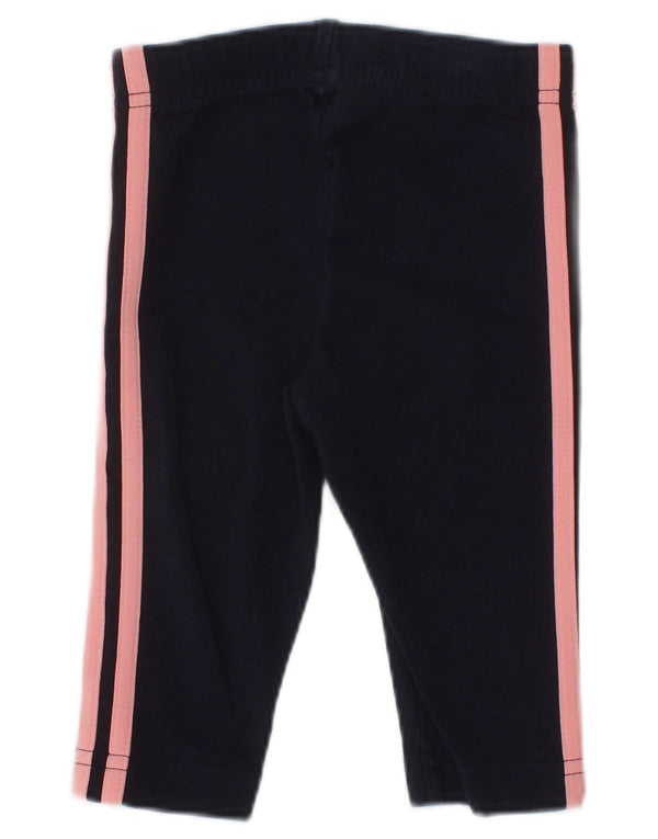 Adidas Leggings Capri para bebé niña 3-6 meses Azul Marino Algodón