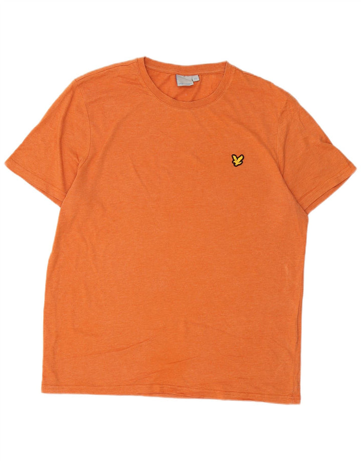 LYLE & SCOTT Camiseta Hombre Top XL Naranja Poliéster
