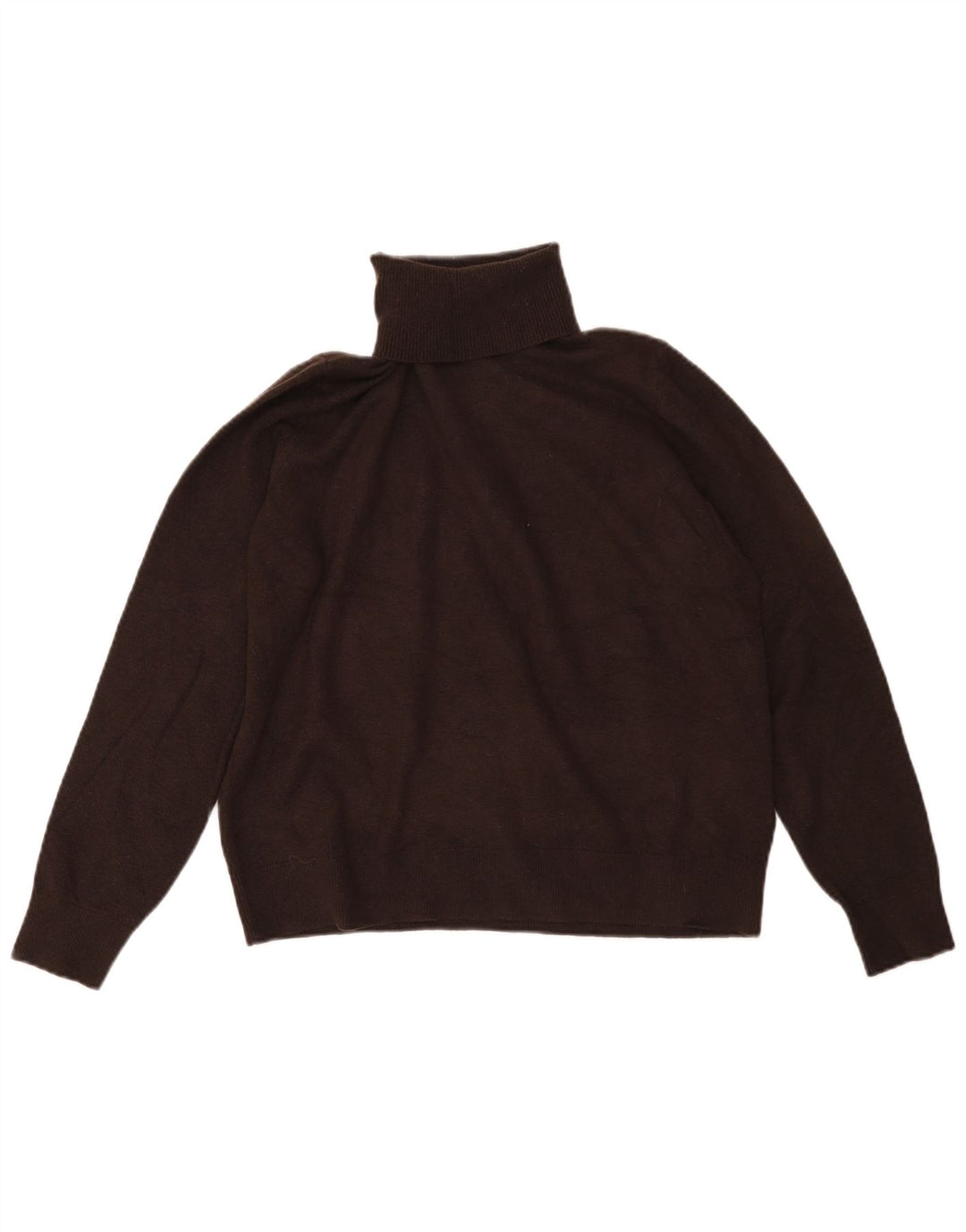 Marks & Spencer Suéter tipo jersey con cuello vuelto para mujer UK 44 Marrón medio