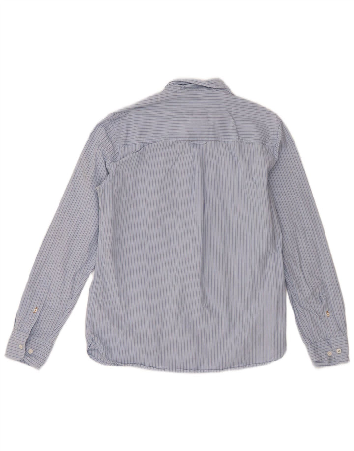 Camisa de hombre Fat Face Small de algodón con rayas diplomáticas azules