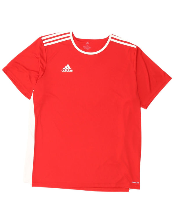 Adidas Hombre Aeroready Camiseta Top 2XL Rojo