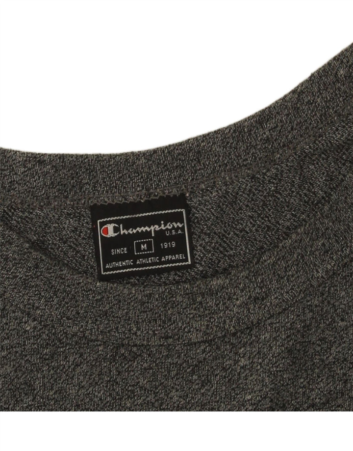 CHAMPION Mens Graphic T-Shirt Top Medium Grey Vintage Champion and Second-Hand Champion from Messina Hembry 