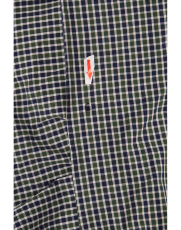 Chaps Camisa de corte clásico para hombre de algodón a cuadros verde medio