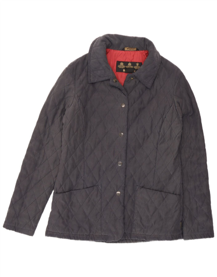 Barbour Chaqueta acolchada para mujer UK 10 Small Azul marino