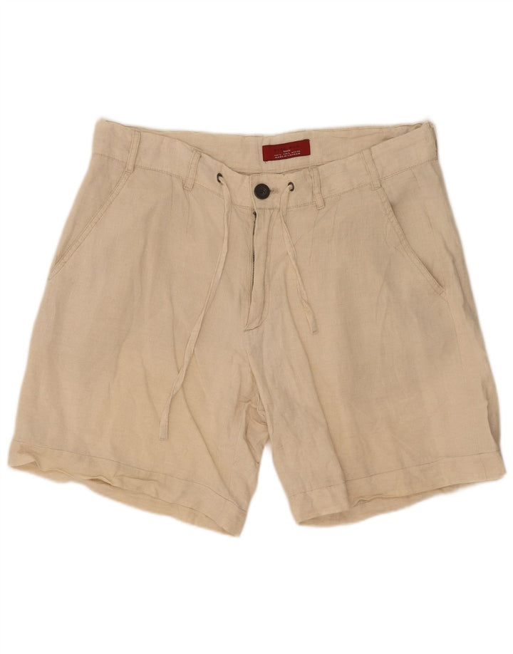 Zara Mens Chino Shorts Grande W32 Beige