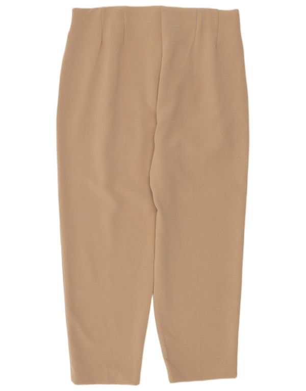 Marks & Spencer Pantalones Cortos Cónicos para Mujer UK 40 Medium W30 L24 Beige