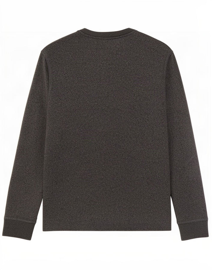Superdry Hombre Top Manga Larga Pequeño Algodón Gris